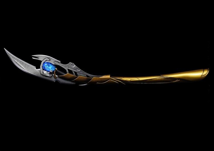 Marvel Loki Full Metal 1:1 Replica Chitauri Scepter Display Prop ...