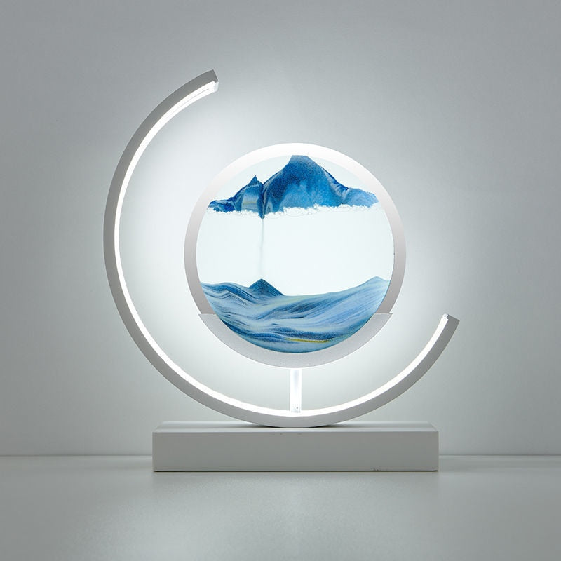 LED Quicksand Table Lamp - Modern Art - Choice of Colours