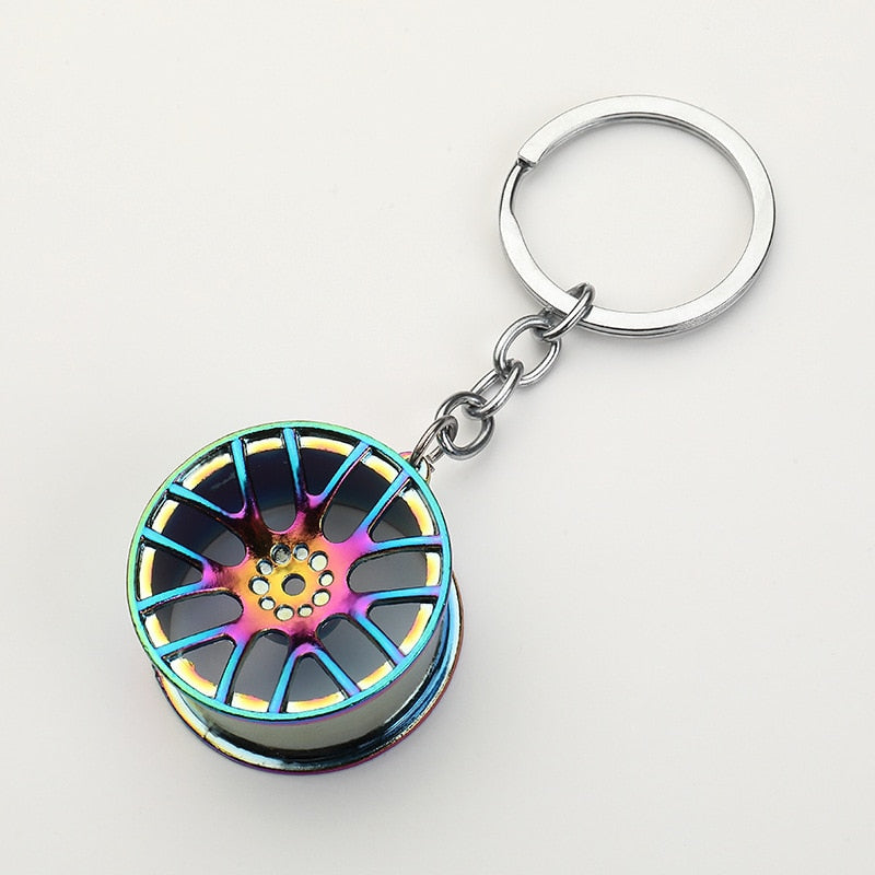 Metal Car Enthusiast Car Part Key Chains - Various Designs