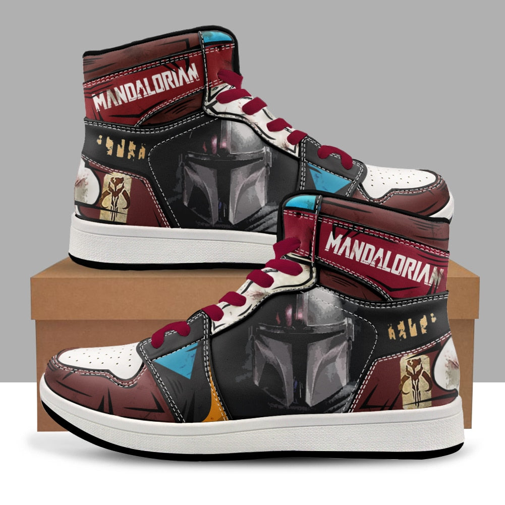 Handmade Custom Star Wars High Top Trainers - Various Designs & Sizes