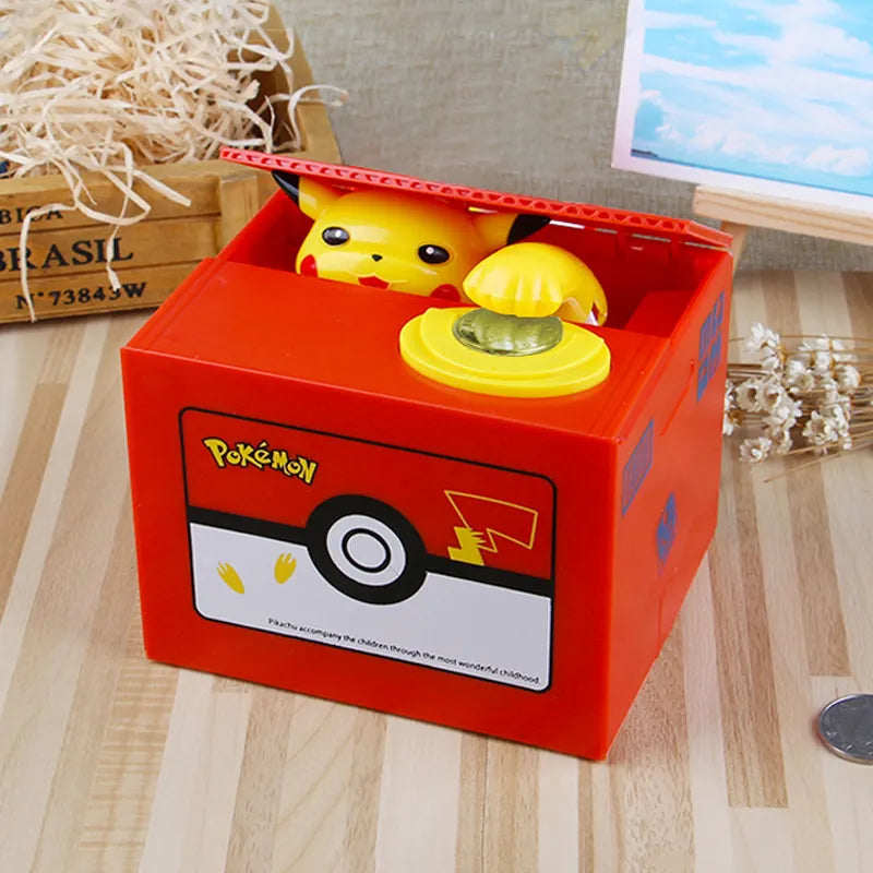 Pokemon Inspired Pikachu Piggy Bank