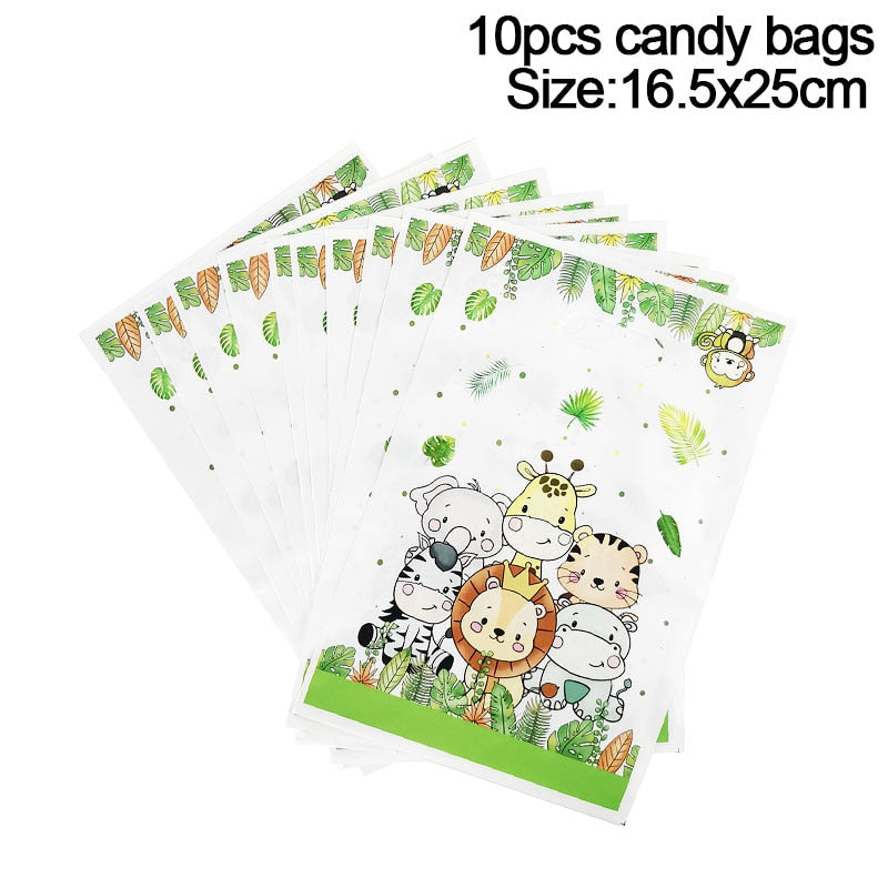 Ages 1 to 5 Childrens Animal Zoo Party Decorations - Various Theme Items