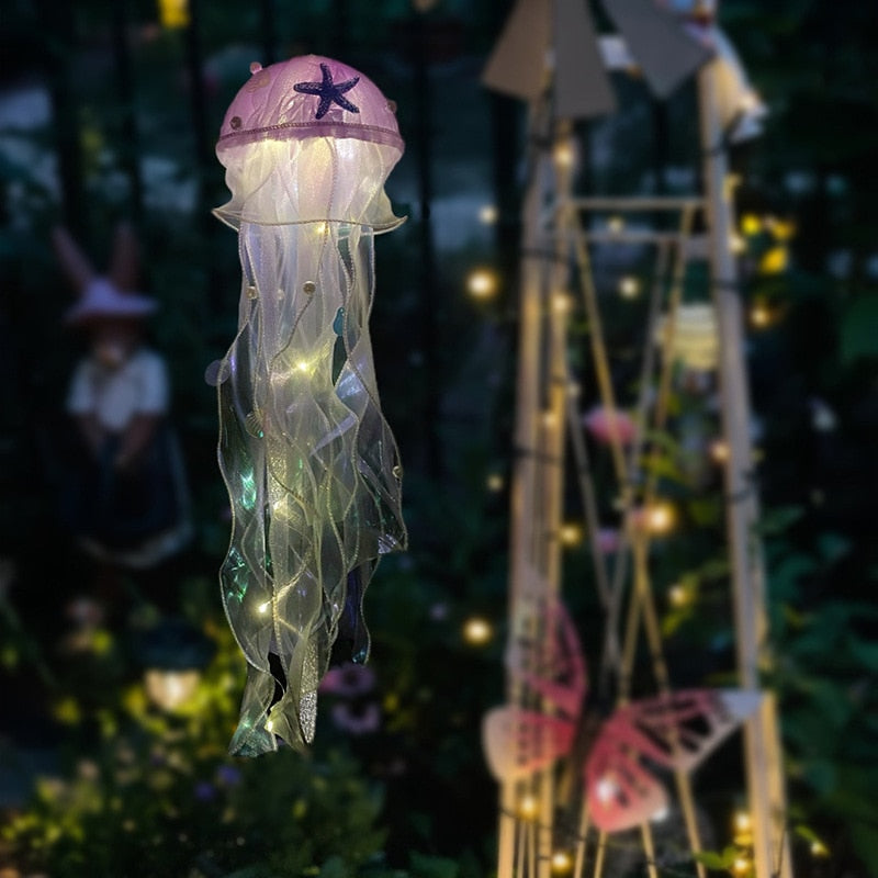 Hanging Jellyfish LED Decoration Light - Various Colours