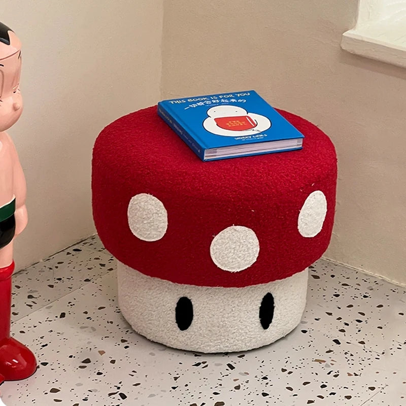 Super Mario Inspired - Mushroom Power-UP Ottoman Stool