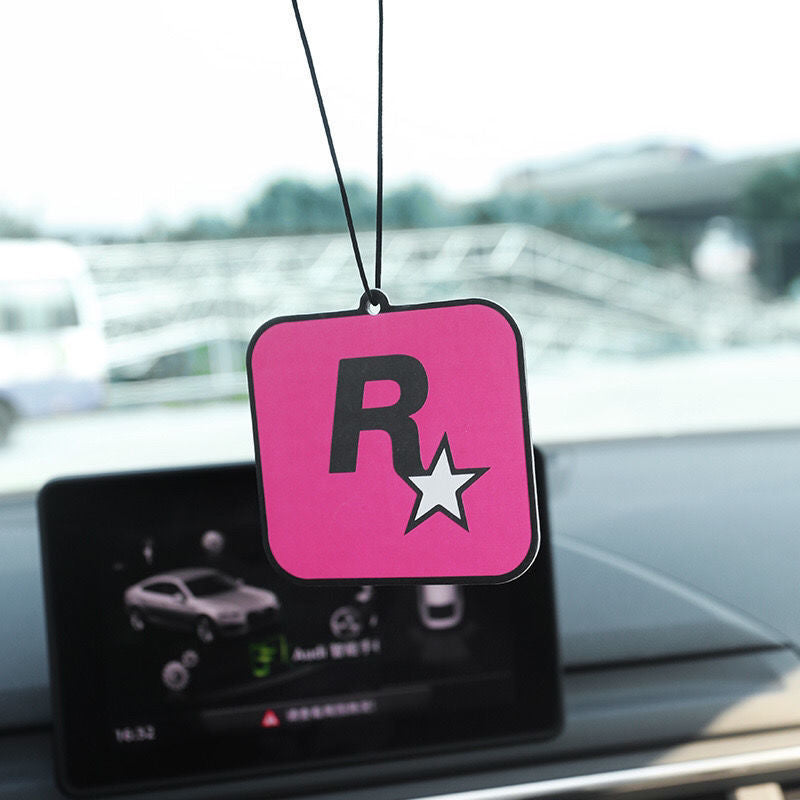 GTA Rockstar In-Car fragrance pendant Air Freshener - Various Colours