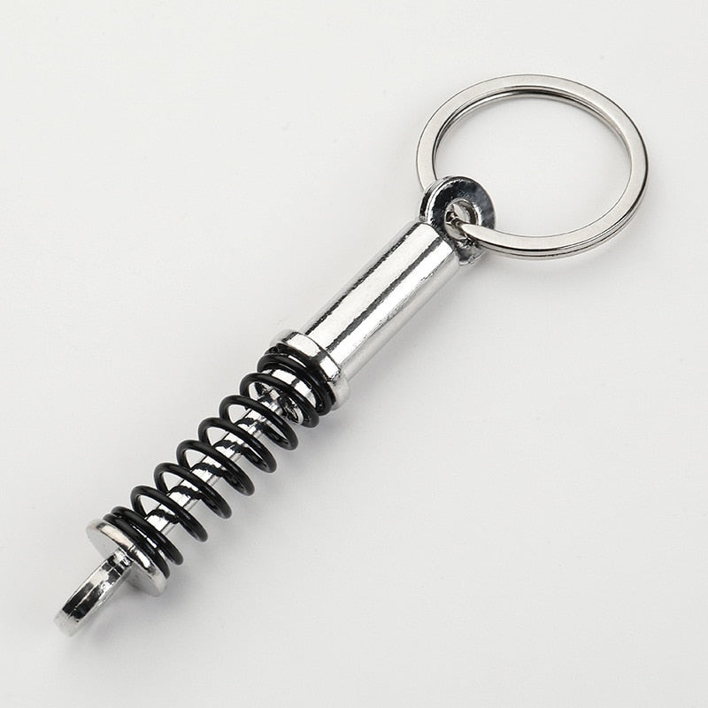 Metal Car Enthusiast Car Part Key Chains - Various Designs