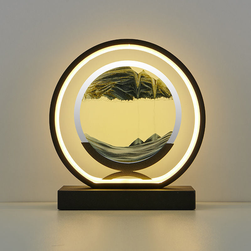 LED Quicksand Table Lamp - Modern Art - Choice of Colours