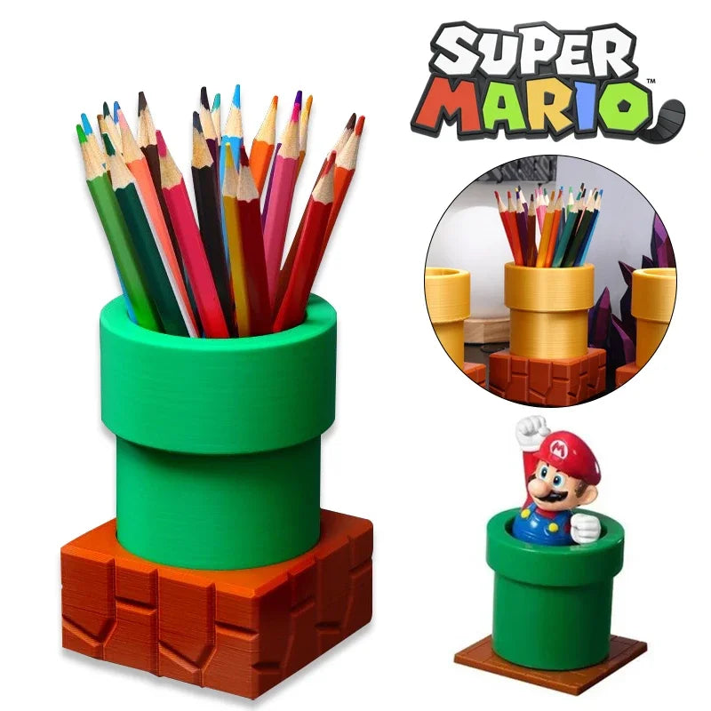 Super Mario Inspired - Pipework Desktop Organiser