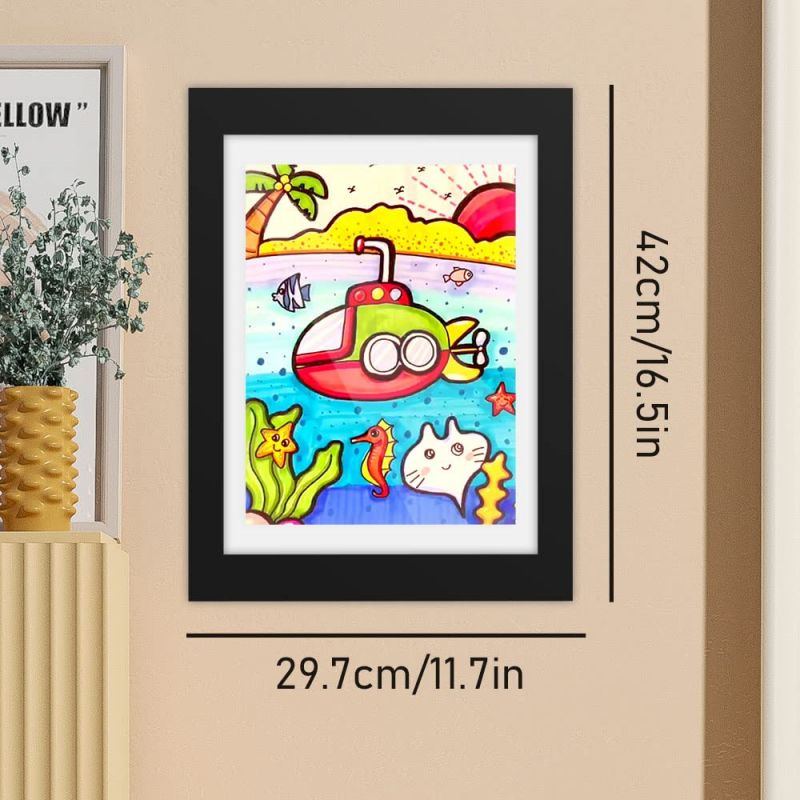 Children's Kid's Front Opening Art Frame - 3 Colour Options