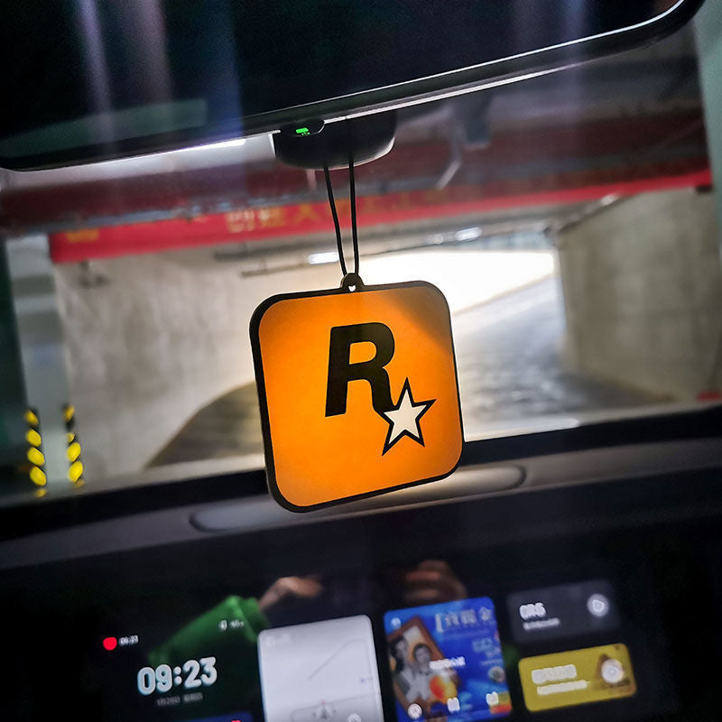 GTA Rockstar In-Car fragrance pendant Air Freshener - Various Colours