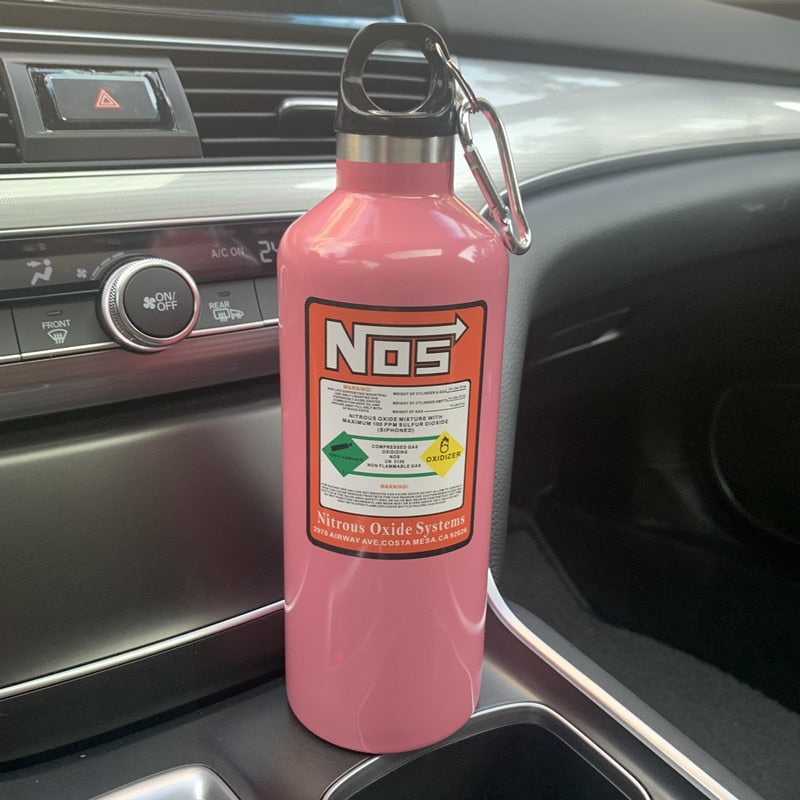 Car NOS Bottle Stainless Steel 500ml Travel Bottle - Various Colours