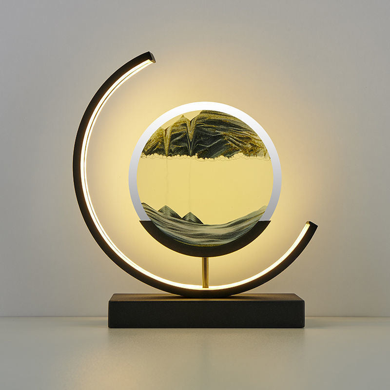 LED Quicksand Table Lamp - Modern Art - Choice of Colours