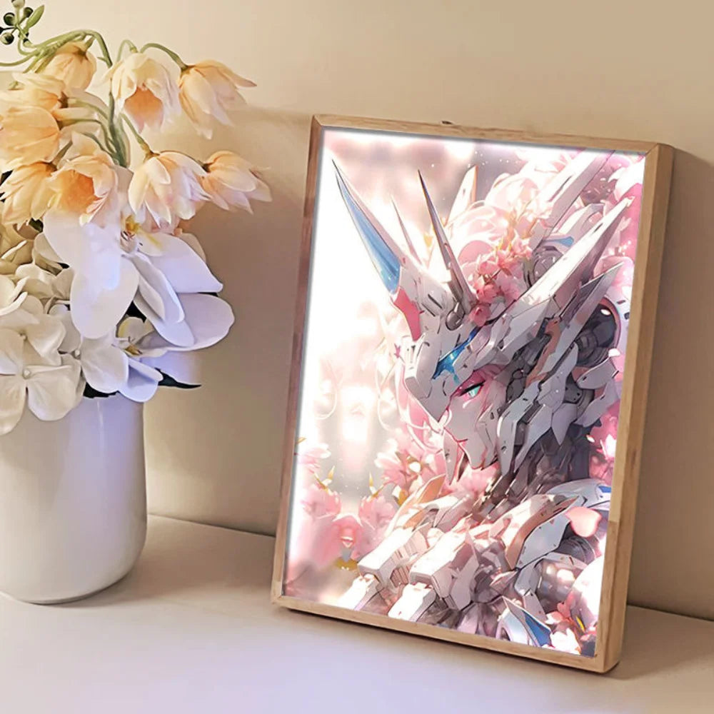 LED Transformers Light Painting Artwork Photo Frame - Various Designs