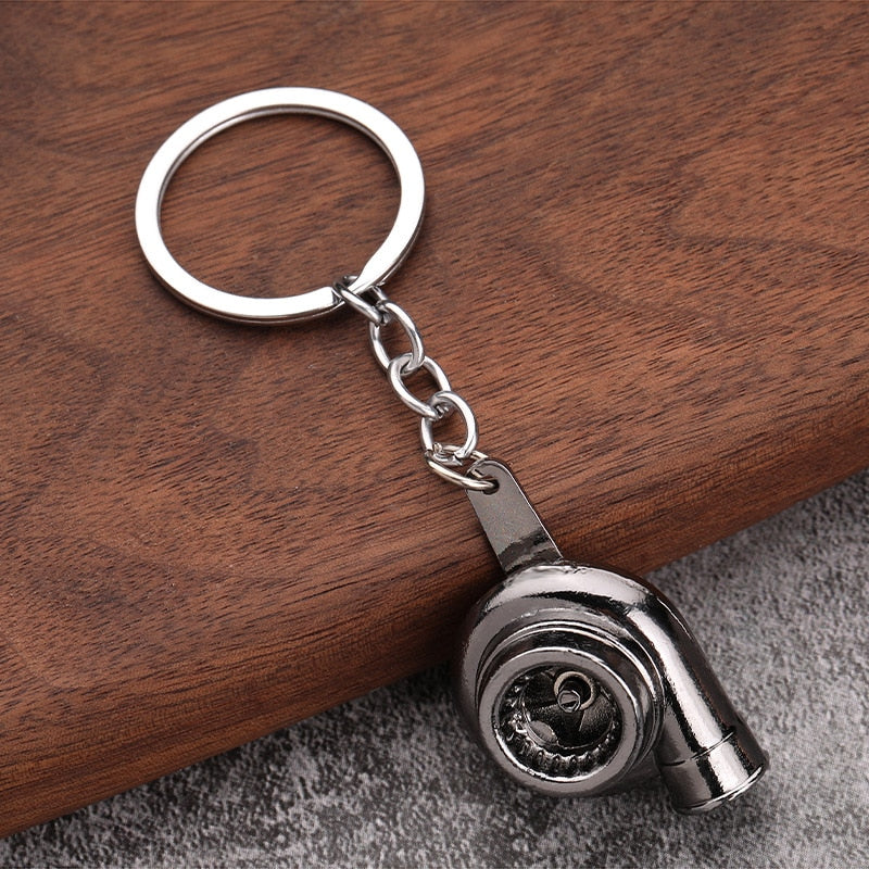 Metal Car Enthusiast Car Part Key Chains - Various Designs