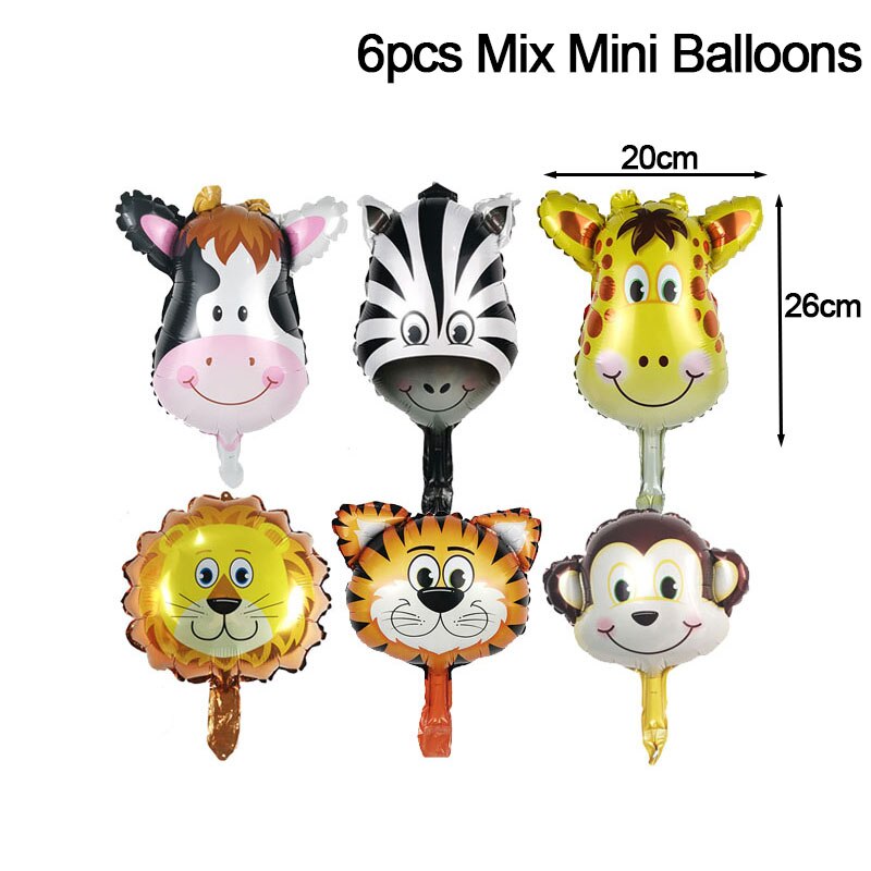 Ages 1 to 5 Childrens Animal Zoo Party Decorations - Various Theme Items