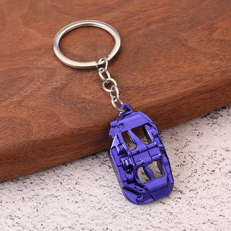 Metal Car Enthusiast Car Part Key Chains - Various Designs