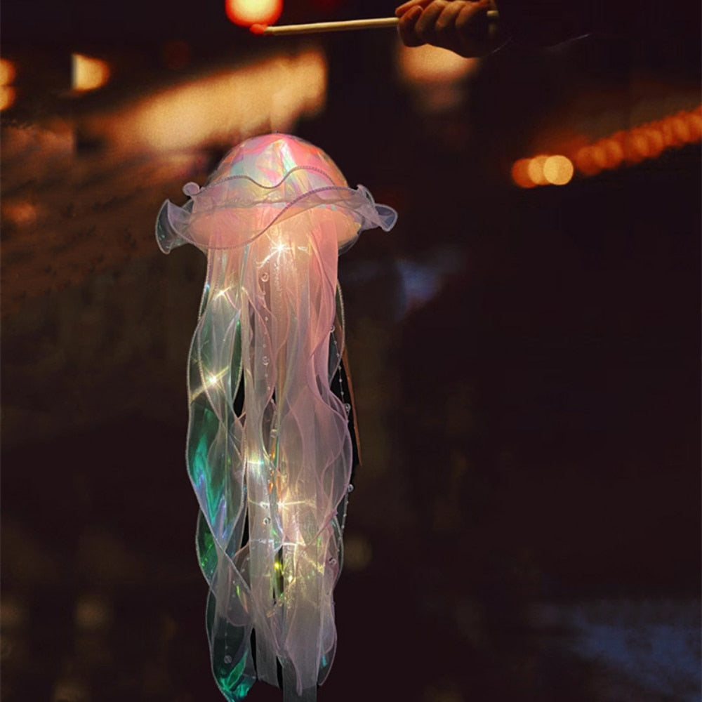 Hanging Jellyfish LED Decoration Light - Various Colours