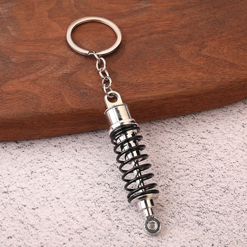 Metal Car Enthusiast Car Part Key Chains - Various Designs