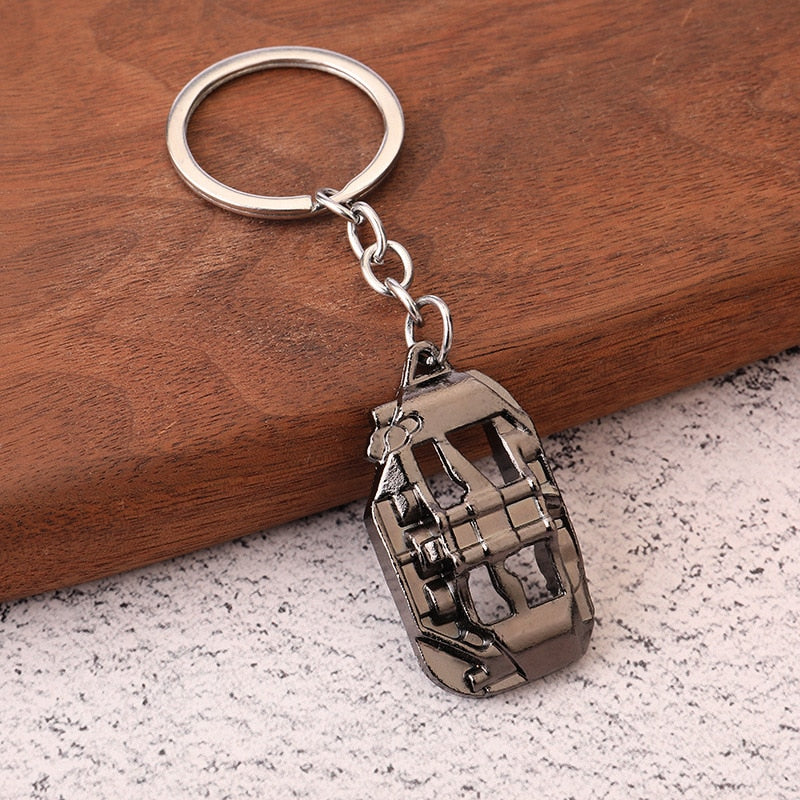 Metal Car Enthusiast Car Part Key Chains - Various Designs