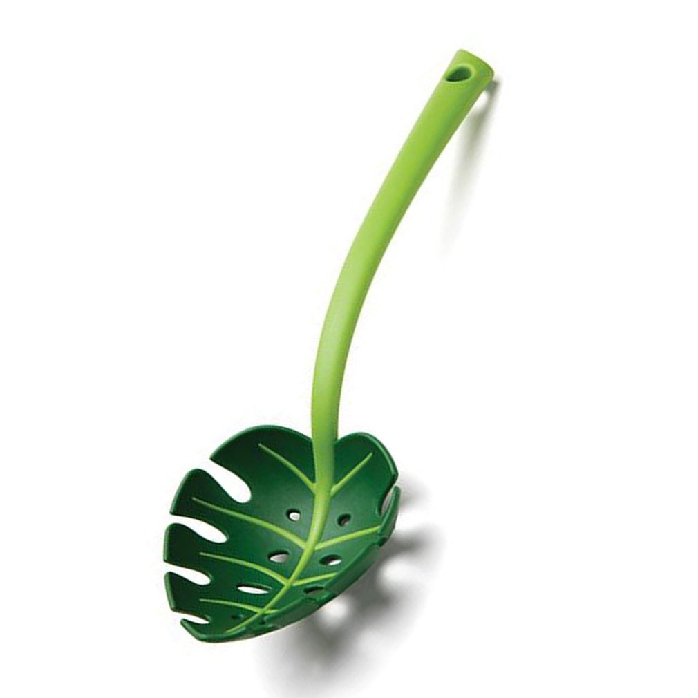 Leaf Design Salad Serving Spoon