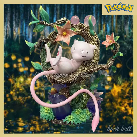 Pokemon Inspired 15cm Sleeping Mew Display Figure