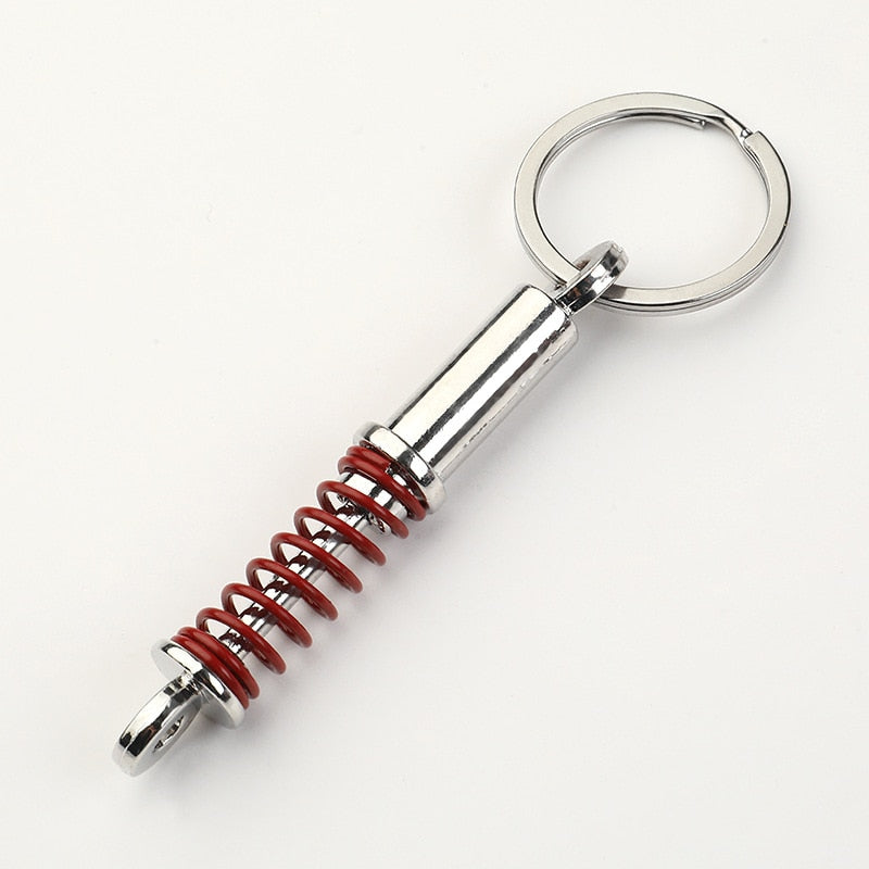 Metal Car Enthusiast Car Part Key Chains - Various Designs