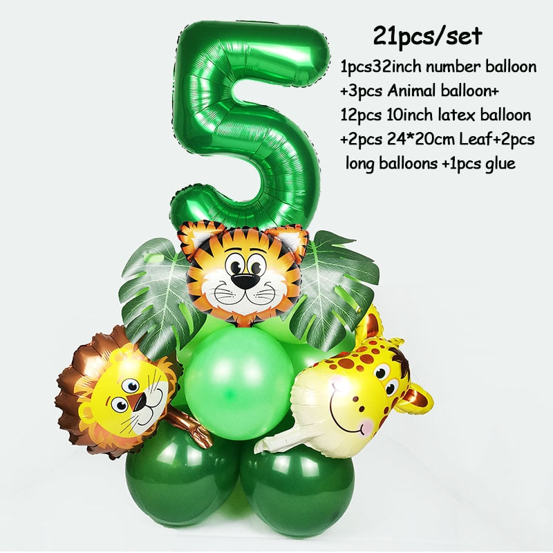 Ages 1 to 5 Childrens Animal Zoo Party Decorations - Various Theme Items