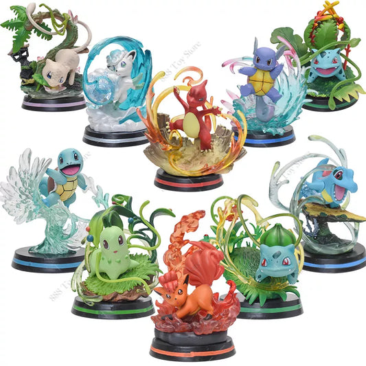 Pokemon Inspired Battle Set Figures - Various Designs