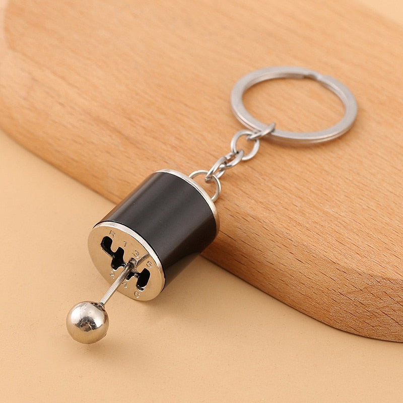 Metal Car Enthusiast Car Part Key Chains - Various Designs