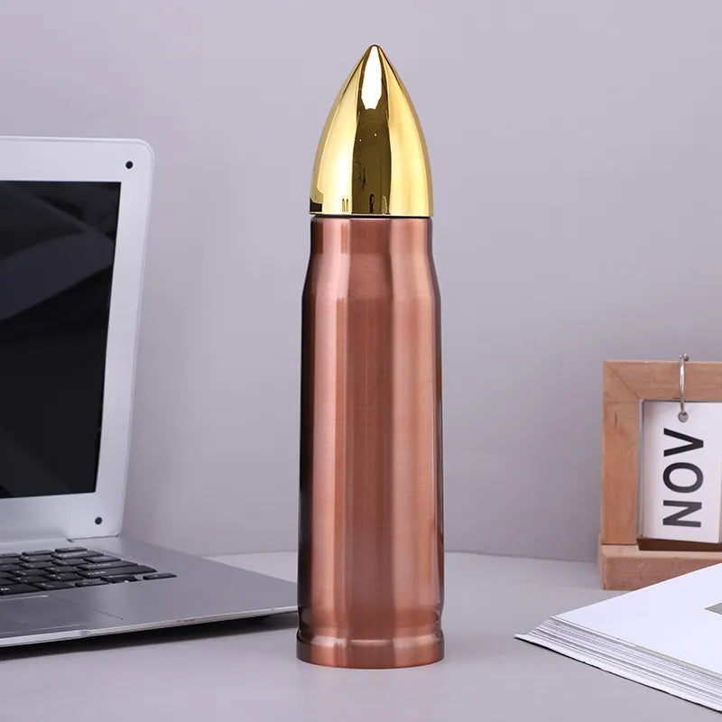 Bullet Shaped Thermos Bottle - 500 or 1000ml - Various Colours