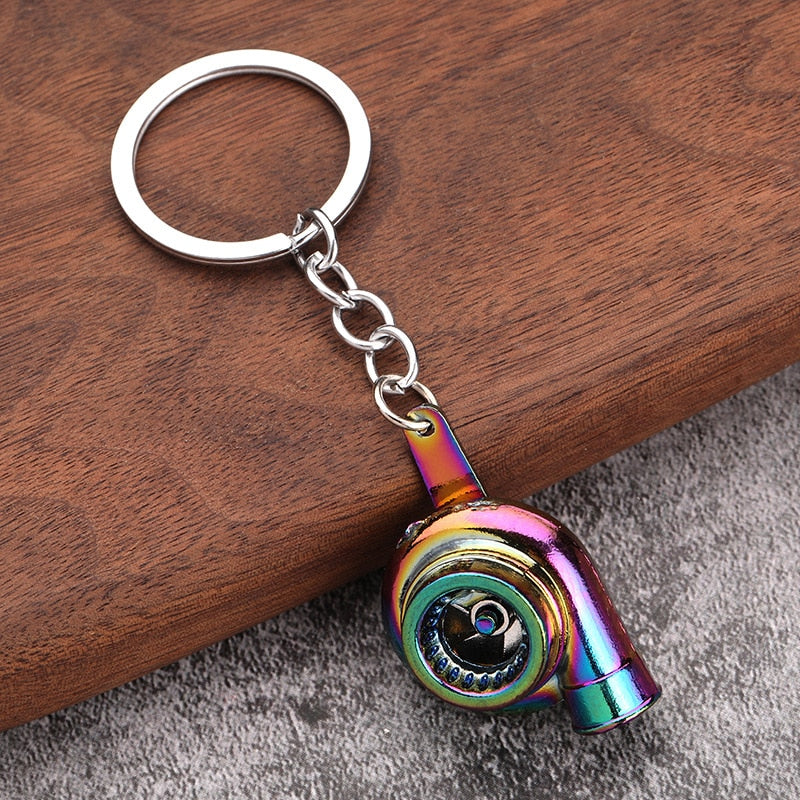 Metal Car Enthusiast Car Part Key Chains - Various Designs