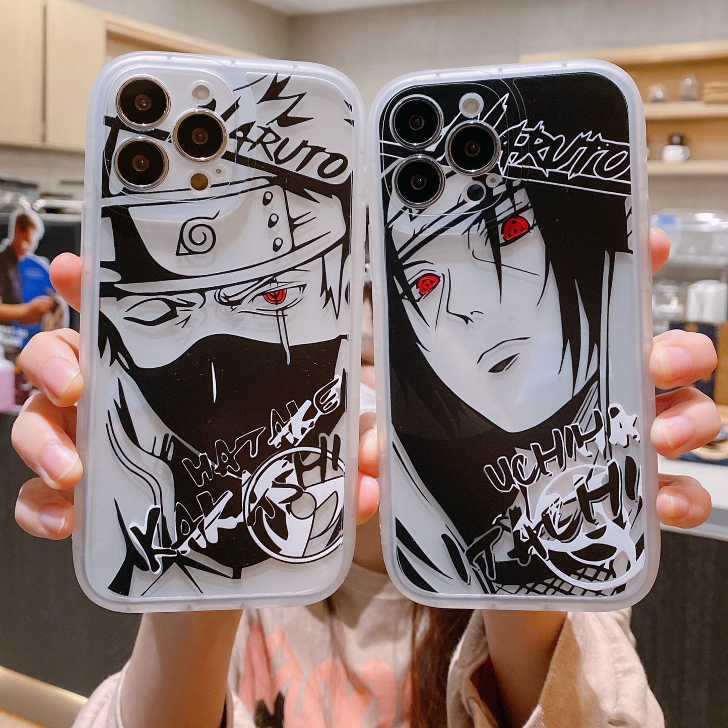 Naruto Anime Silicone Phone Case for iPhone - Various Designs and Sizes