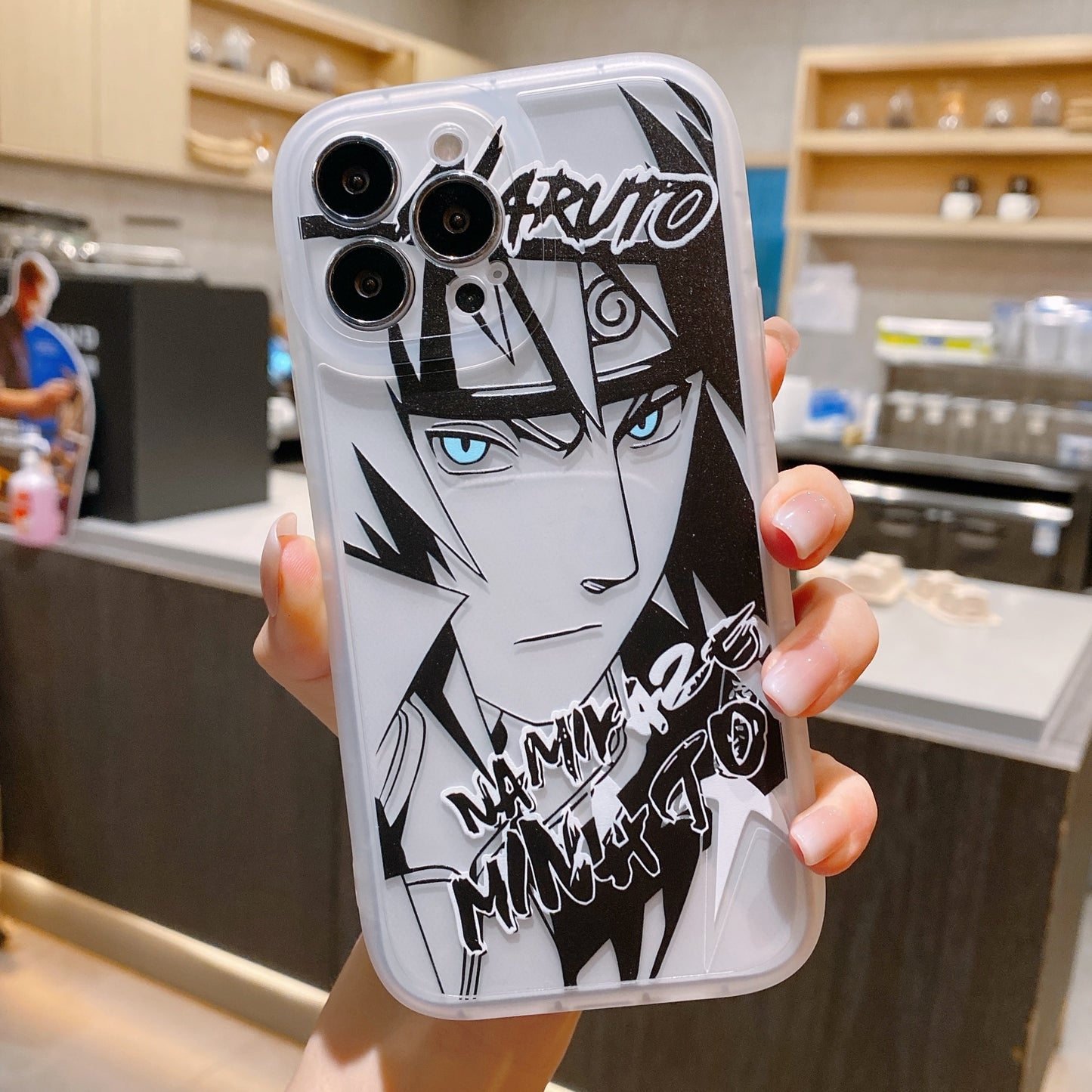 Naruto Anime Silicone Phone Case for iPhone - Various Designs and Sizes