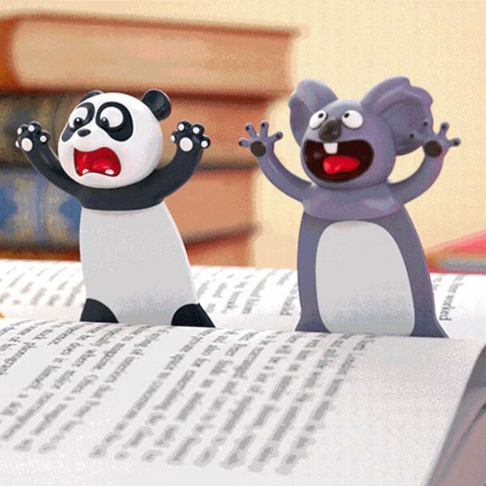 3D Animal Squished Kids Bookmarks - Various Designs