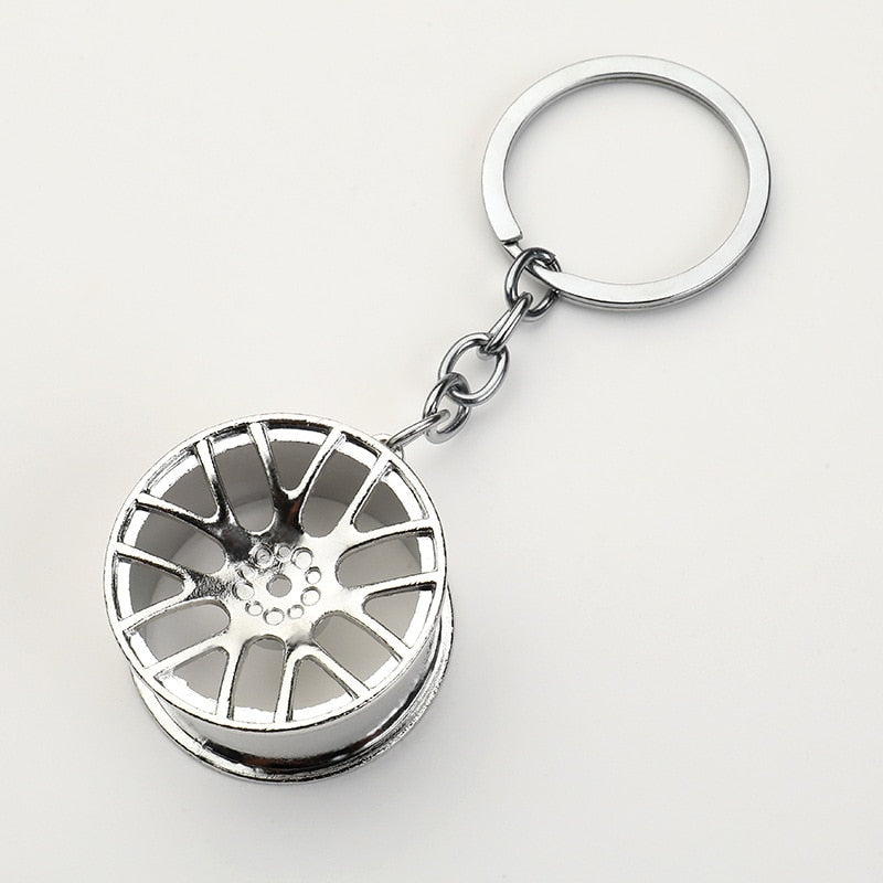 Metal Car Enthusiast Car Part Key Chains - Various Designs