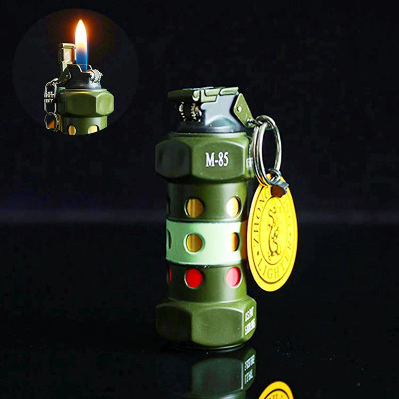 Grenade / Flashbang Design Metal Lighter