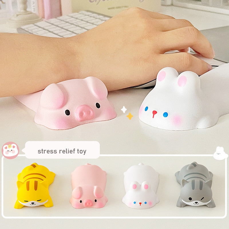 Cute Animal Wrist Rest Support for Computing - Various Styles