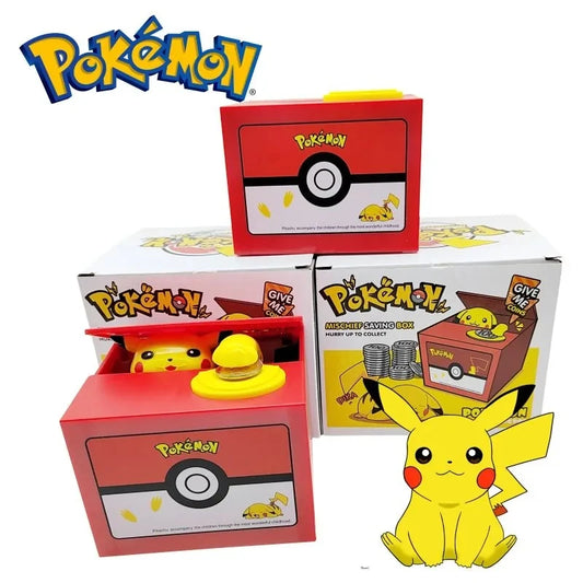 Pokemon Inspired Pikachu Piggy Bank