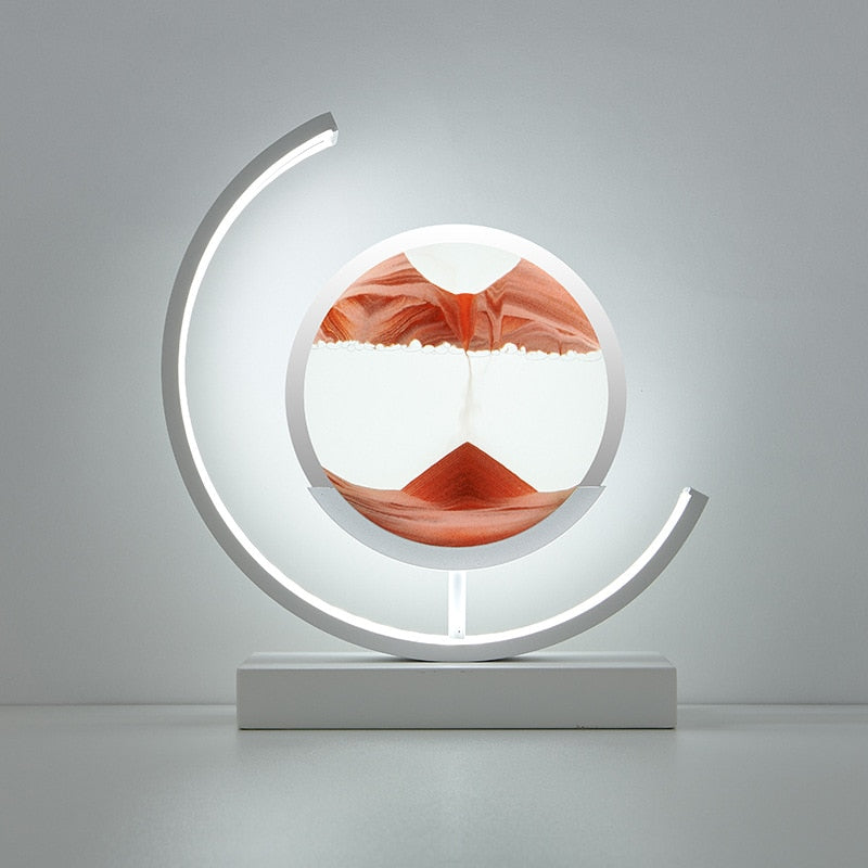 LED Quicksand Table Lamp - Modern Art - Choice of Colours