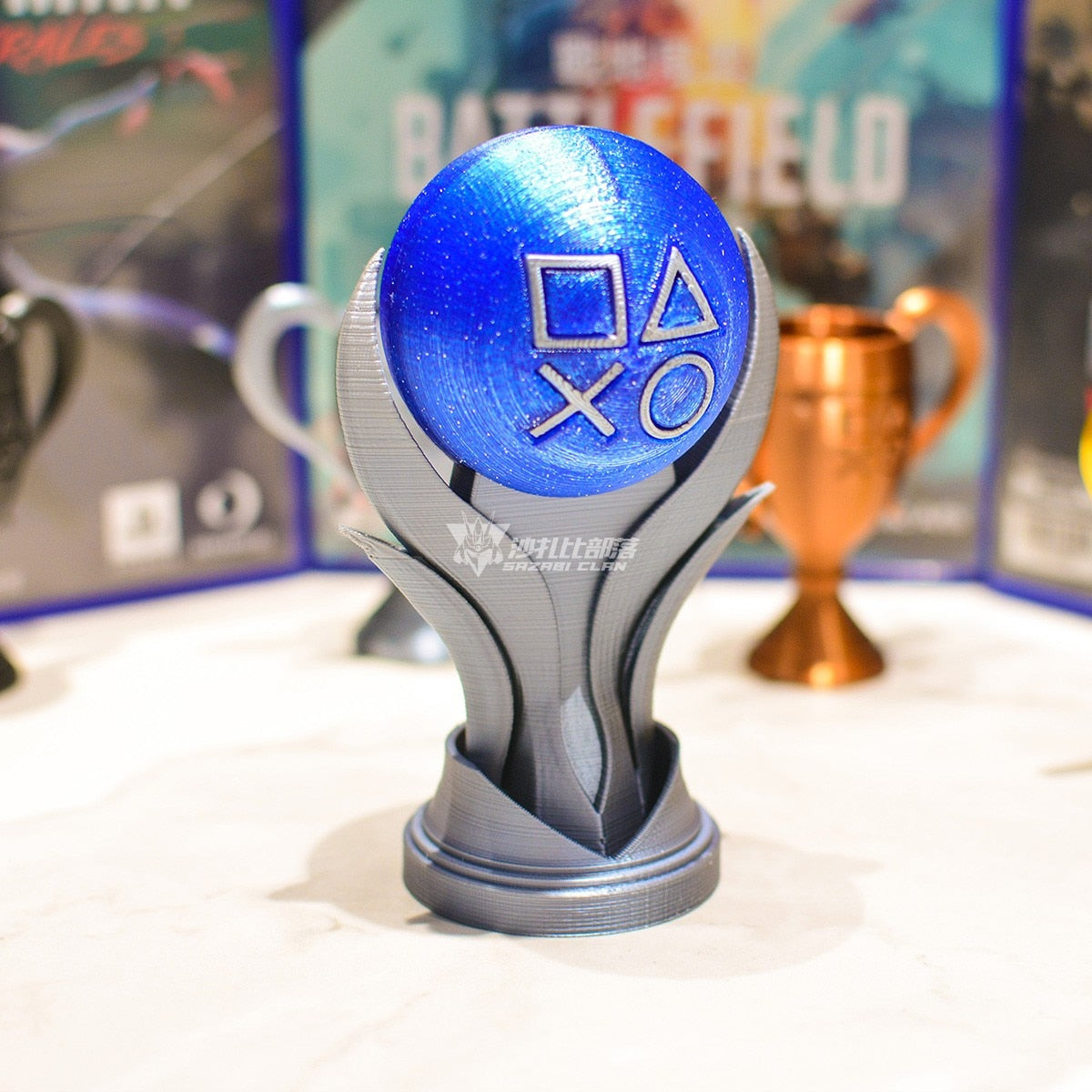 Playstation Achievement Trophy Toys - Bronze Silver Gold Platinum Hidden