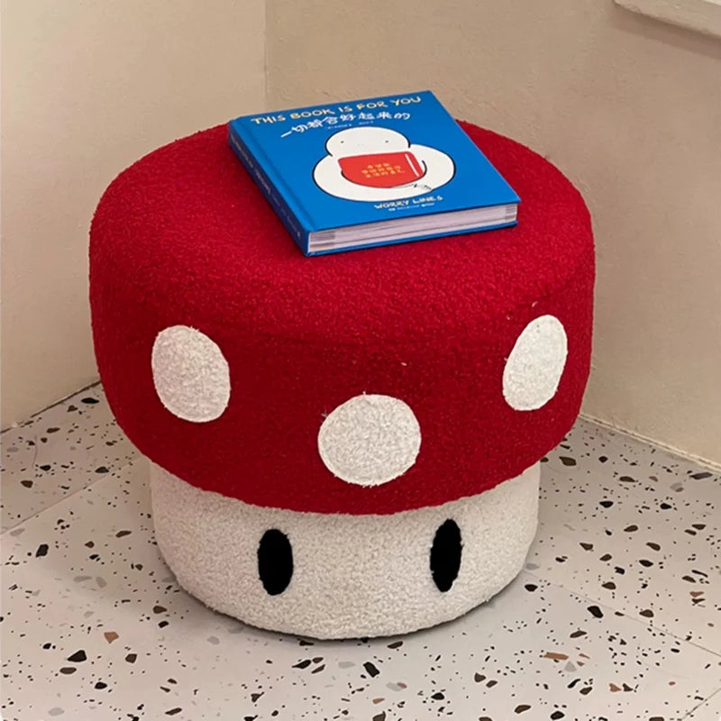 Super Mario Inspired - Mushroom Power-UP Ottoman Stool