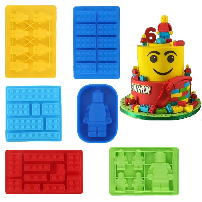 Lego Inspired - Silicone Moulds - Various Designs