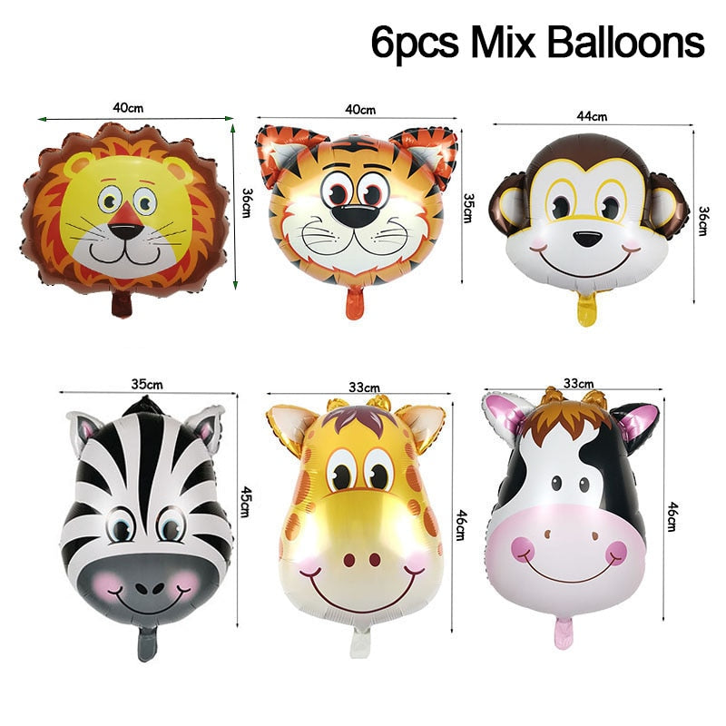 Ages 1 to 5 Childrens Animal Zoo Party Decorations - Various Theme Items