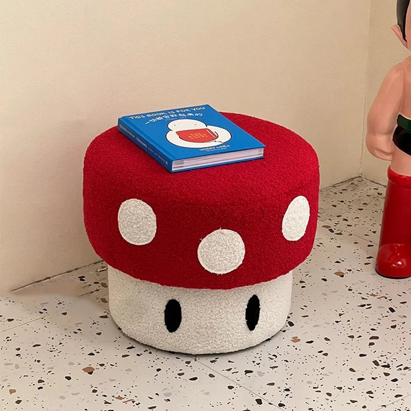 Super Mario Inspired - Mushroom Power-UP Ottoman Stool