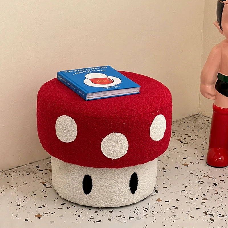 Super Mario Inspired - Mushroom Power-UP Ottoman Stool