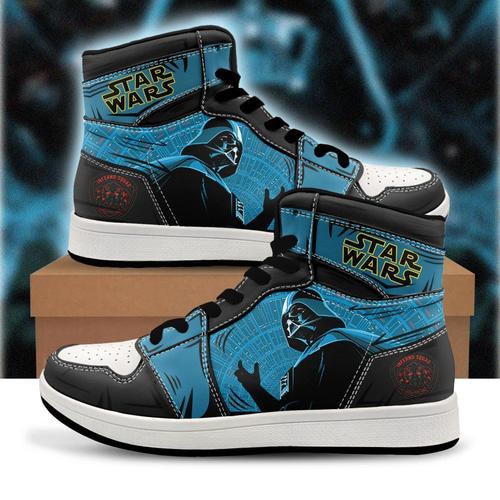 Handmade Custom Star Wars High Top Trainers - Various Designs & Sizes