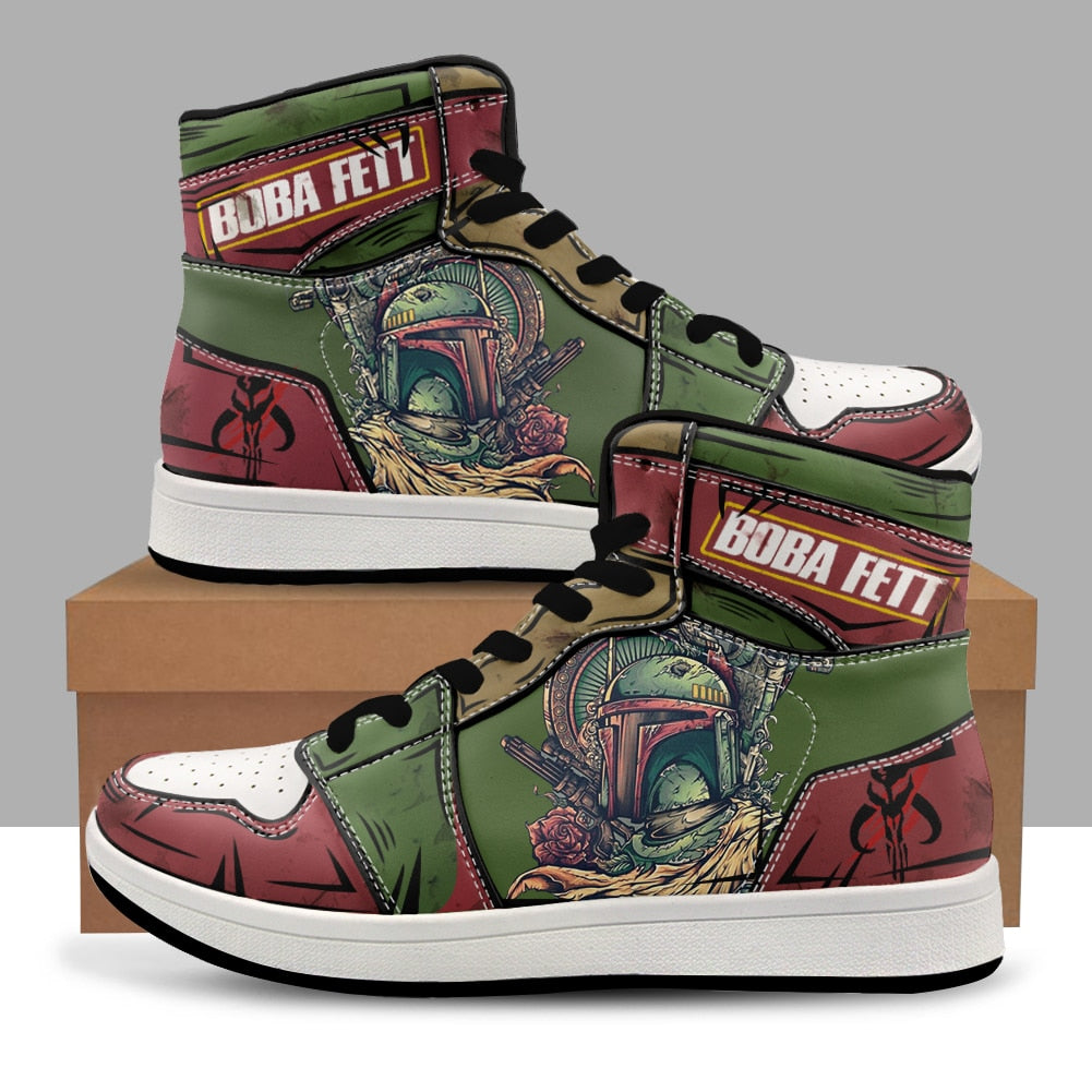 Handmade Custom Star Wars High Top Trainers - Various Designs & Sizes