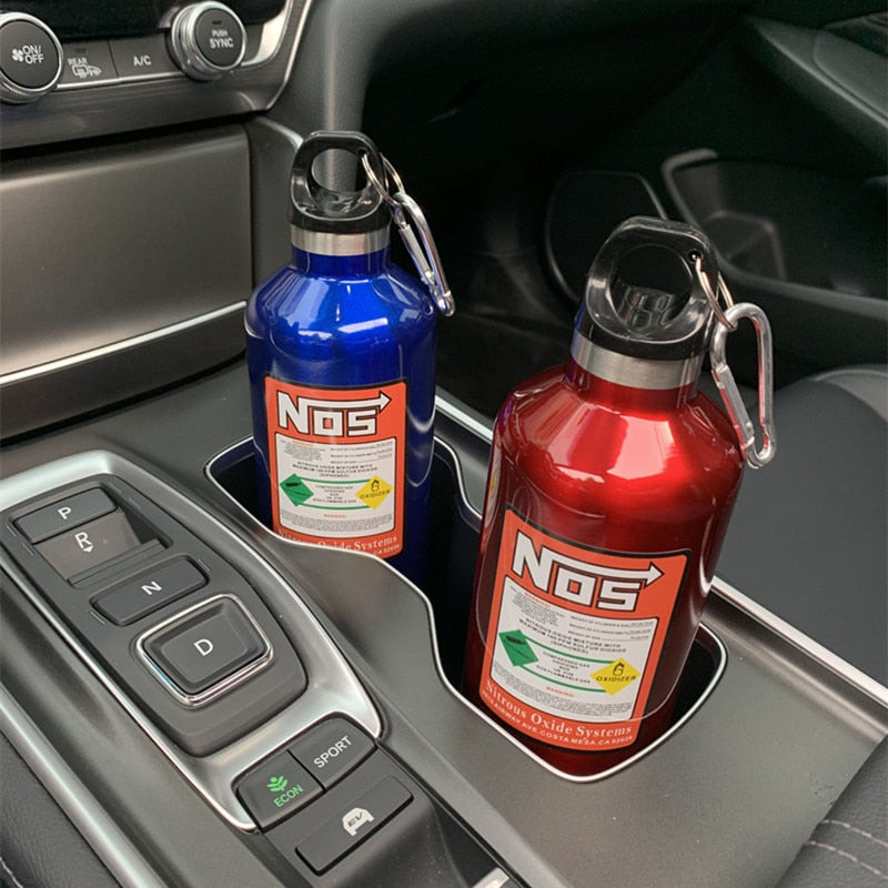 Car NOS Bottle Stainless Steel 500ml Travel Bottle - Various Colours