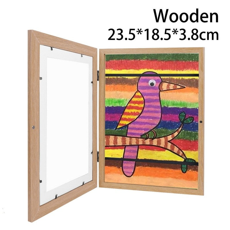 Interchangeable Picture Frame for Children's Drawings - Various Colours & Sizes