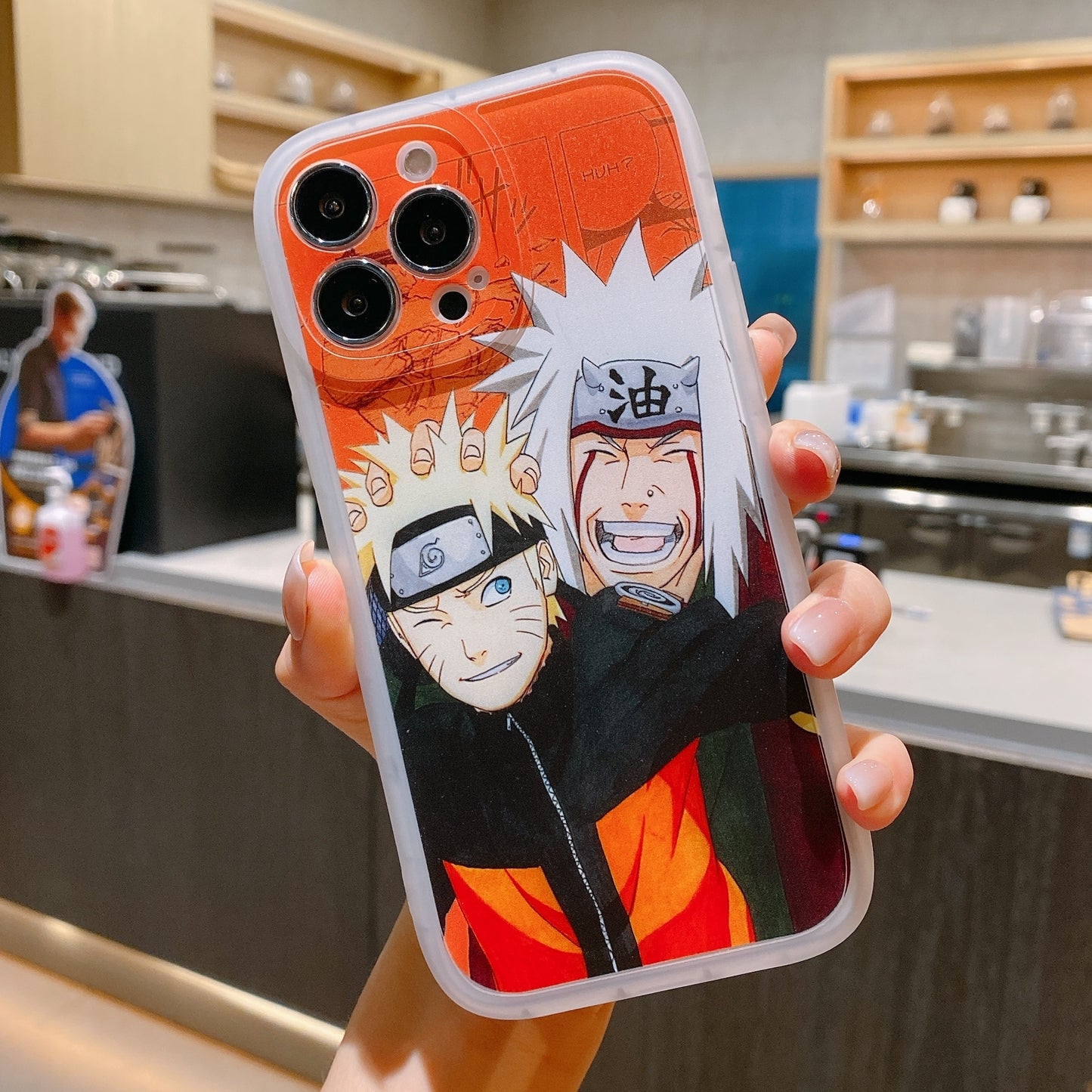 Naruto Anime Silicone Phone Case for iPhone - Various Designs and Sizes